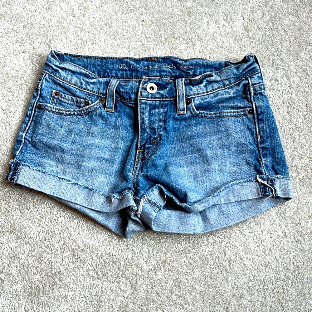 Levi’s jean shorts size 0